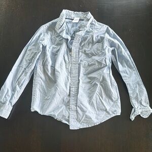 Janie and Jack Classic Blue Button Down Shirt